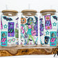 Hexes and High Heels Glass Can Wrap Digital PNG