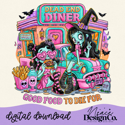 Dead End Diner Digital PNG