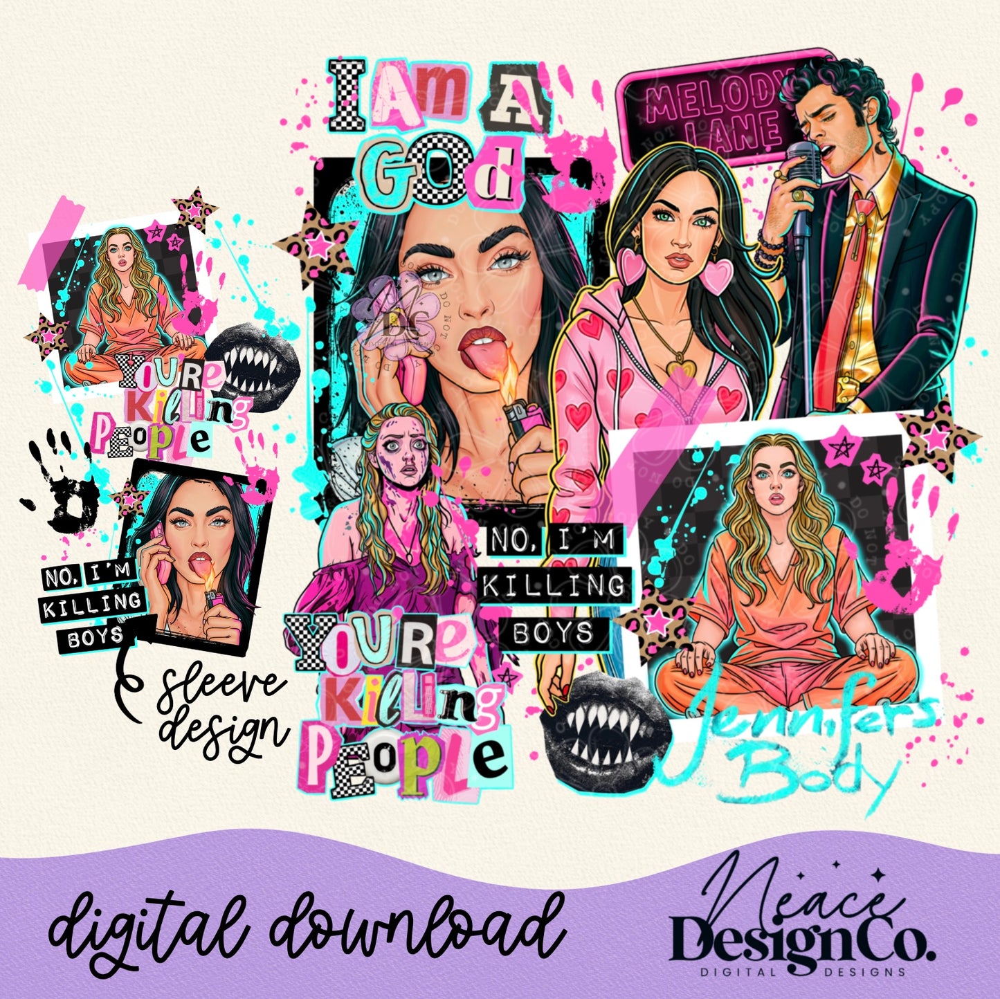 Jennifer's Body w/Sleeve Digital PNG