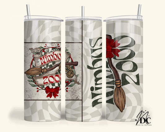 Holiday Nimbus 2000 Tumbler Digital PNG