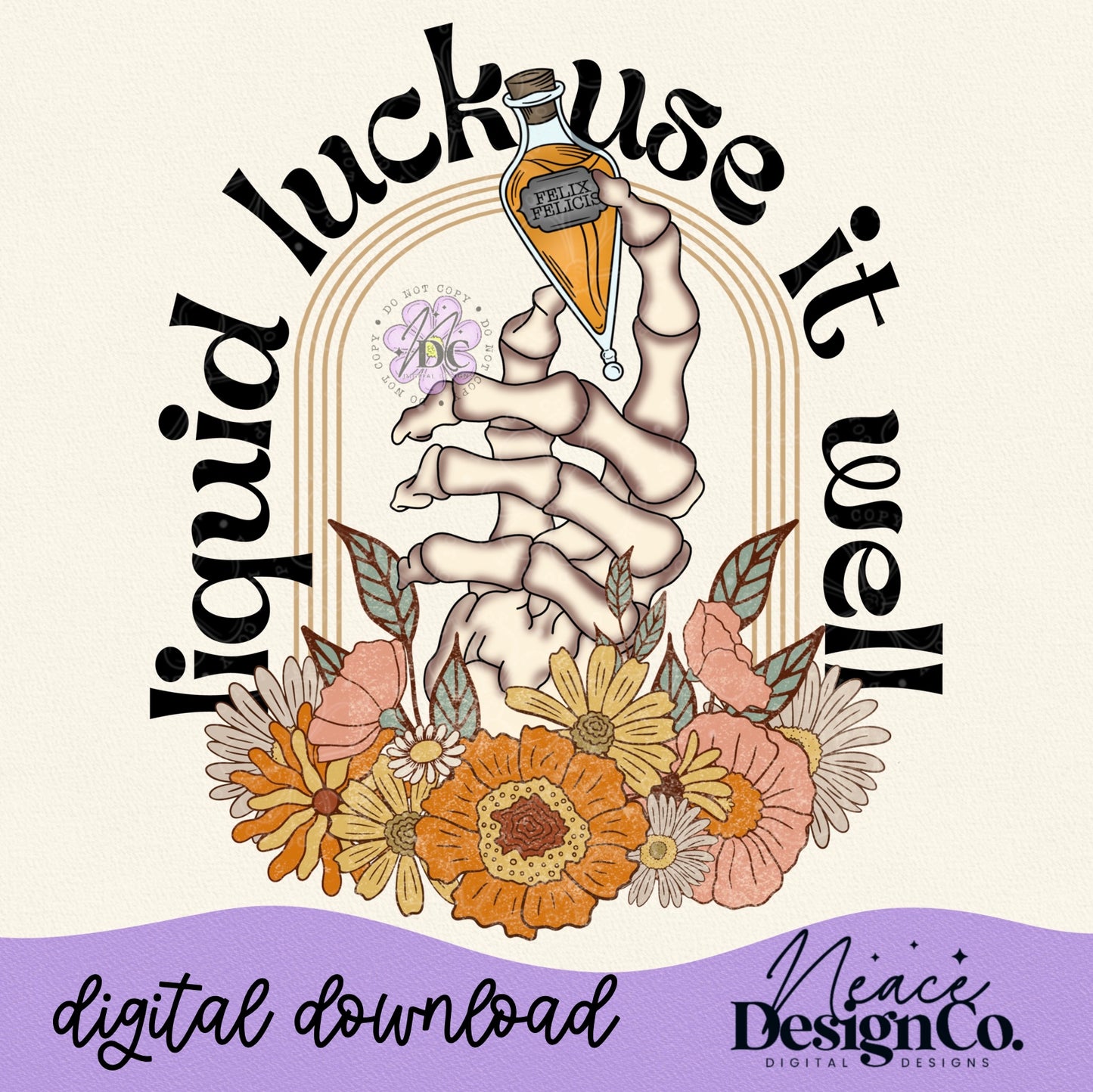 Liquid Luck Digital PNG