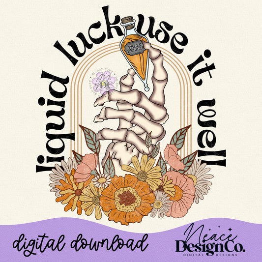 Liquid Luck Digital PNG