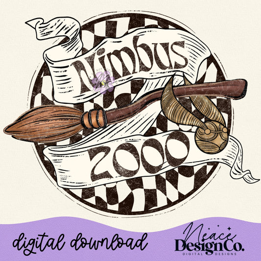 Nimbus 2000 Digital PNG