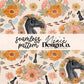 Thestral Floral Seamless Digital PNG