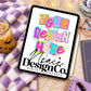iPad Digital Mockup Purple Checkered Digital Download