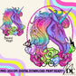 Thestral Unicorn w/Pocket Design Digital PNG