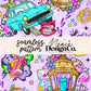 HP Magical Mashup Seamless Digital PNG