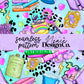 Magical Bookstack Seamless Digital PNG