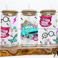 Magical Flying Car Glass Can Wrap Digital PNG
