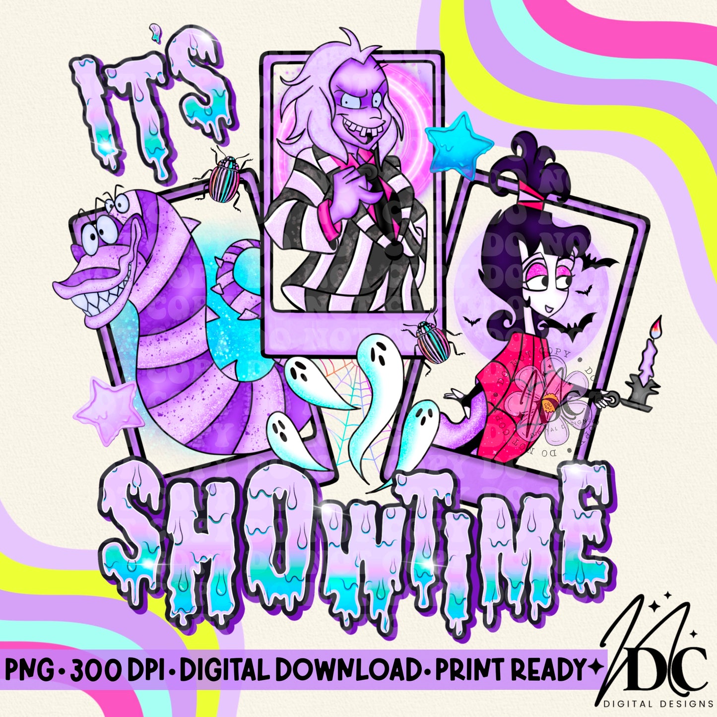 It's Showtime Muted Tones Digital PNG
