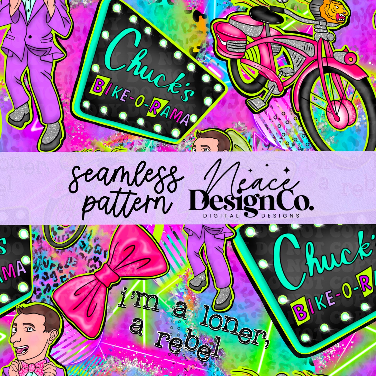 PeeWee Seamless Digital PNG