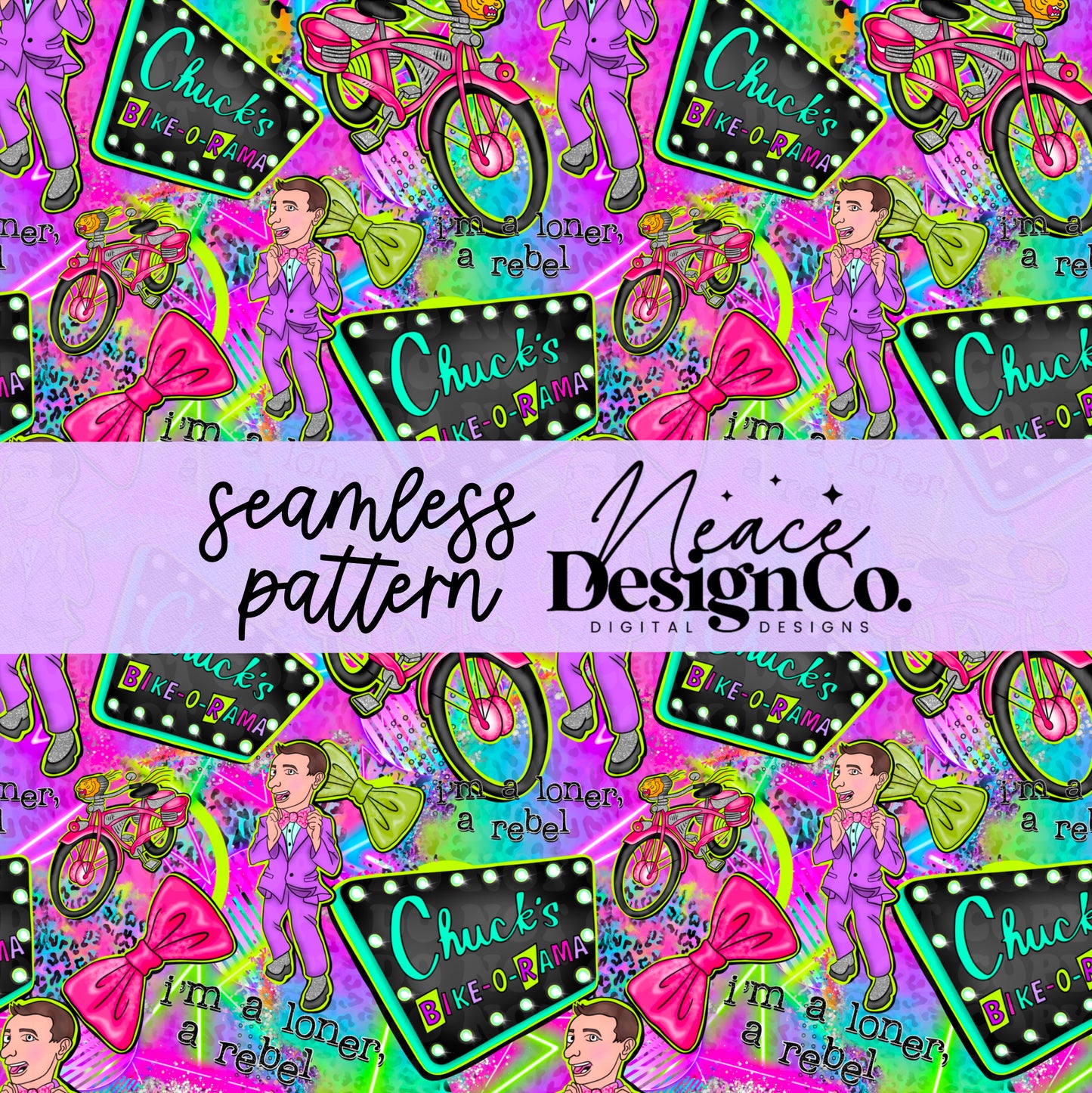 PeeWee Seamless Digital PNG