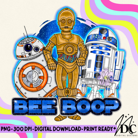 Bee Boop Digital PNG