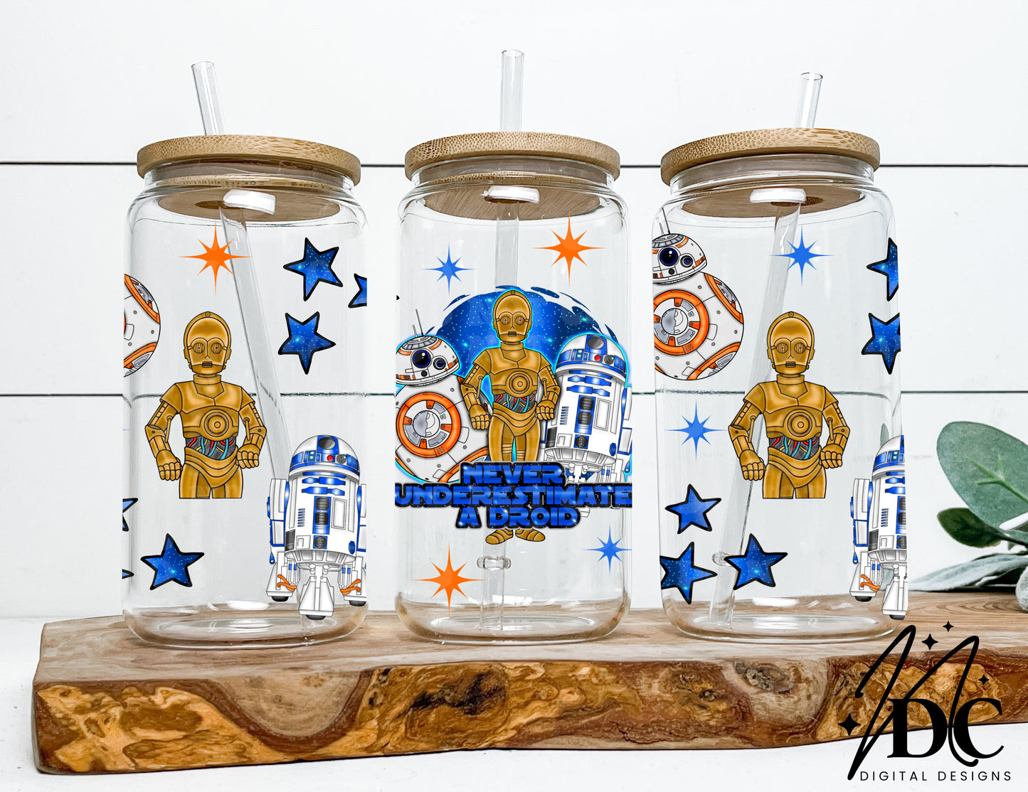 Droid Glass Can Wrap Digital PNG