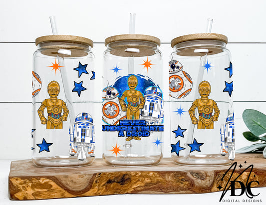 Droid Glass Can Wrap Digital PNG