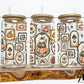 Vintage Fall Frame Glass Can Wrap Digital PNG