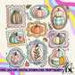 Fall Doodle Frame Digital PNG