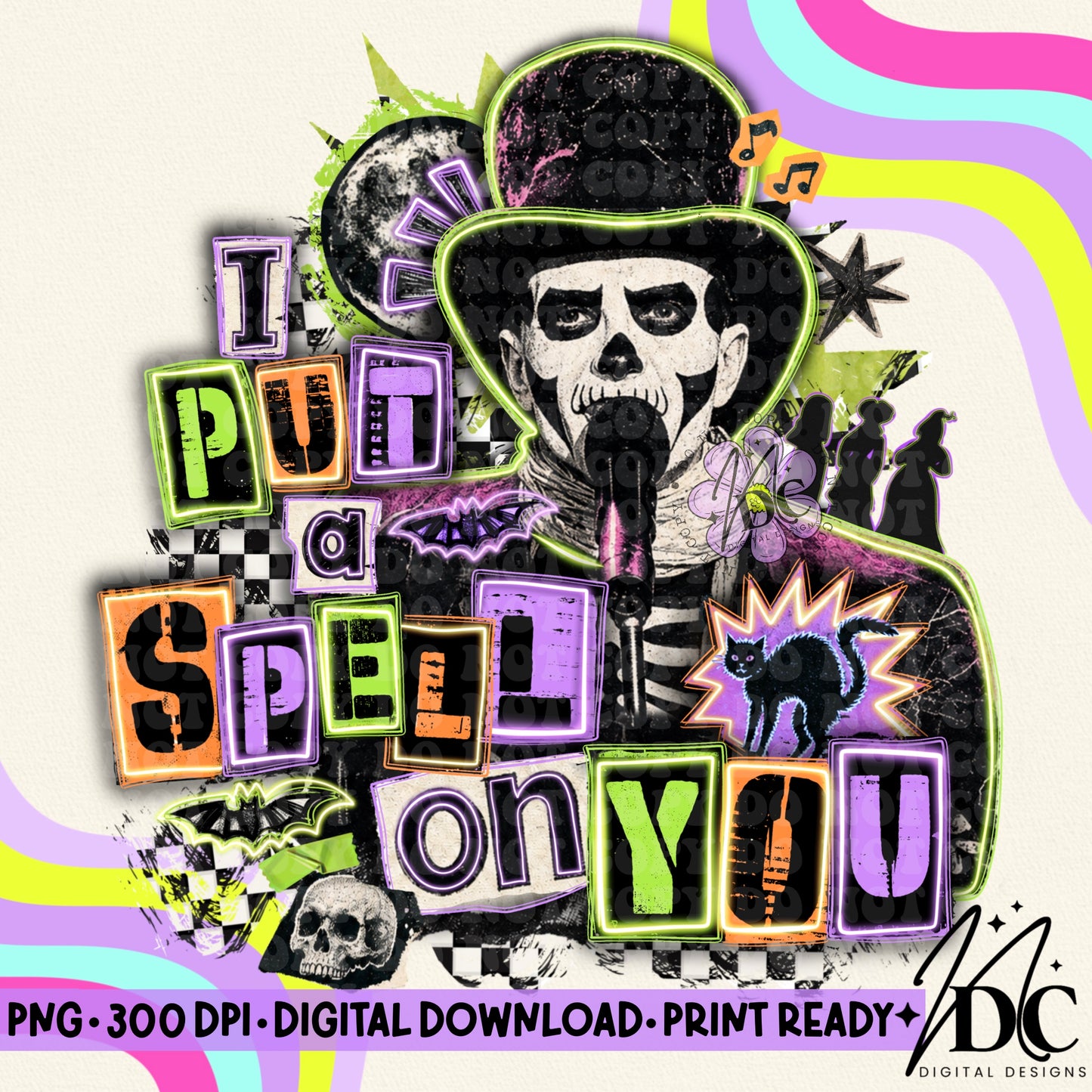 I Put a Spell on You Digital PNG