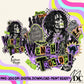 Billy B Grunge Collage w/Sleeve Design Digital PNG