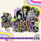 Hocus P Grunge Collage w/Sleeve Design Digital PNG