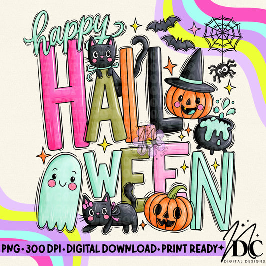 Happy Halloween Digital PNG