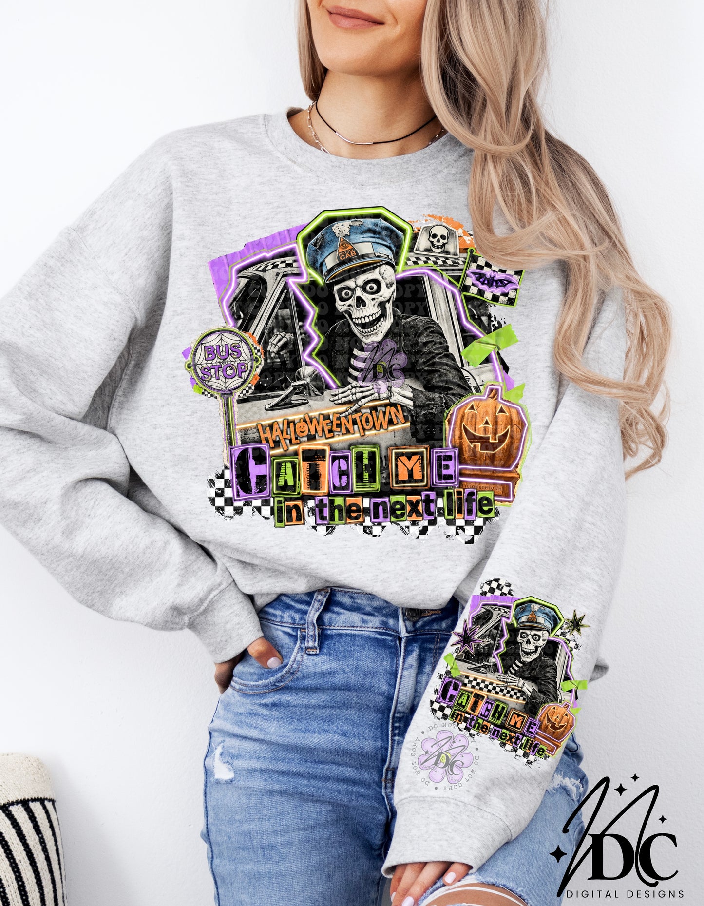 Halloween Retro Grunge Collage Bundle