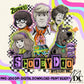 Scooby Doo Grunge Collage Digital PNG