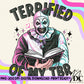 Terrified of my TBR Digital PNG