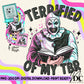 Terrified of my TBR w/Sleeve Digital PNG