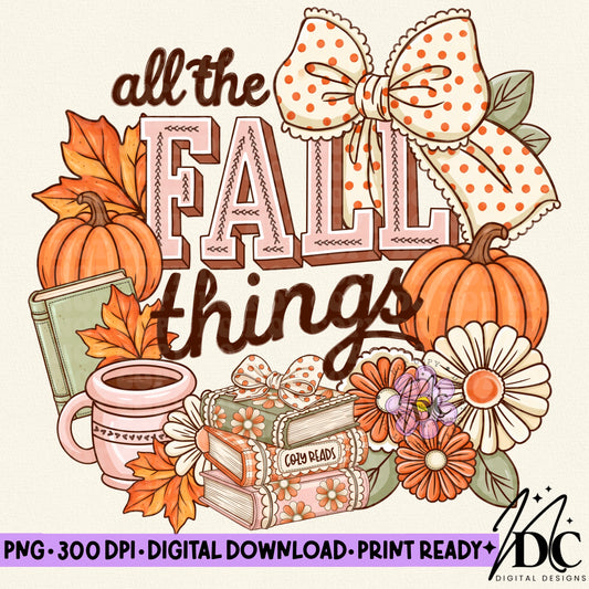 All the Fall Things Digital PNG