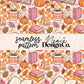 Booked for Fall Seamless Digital PNG