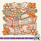 Autumn Book Club Digital PNG