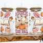 Booked for Fall Glass Can Wrap Digital PNG