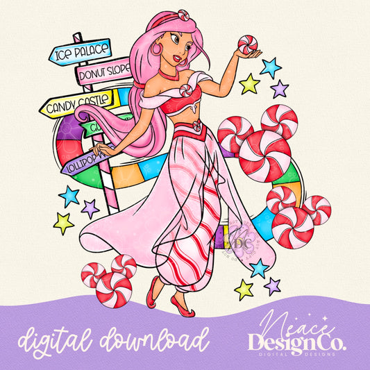 Jasmine Candy Land Digital PNG