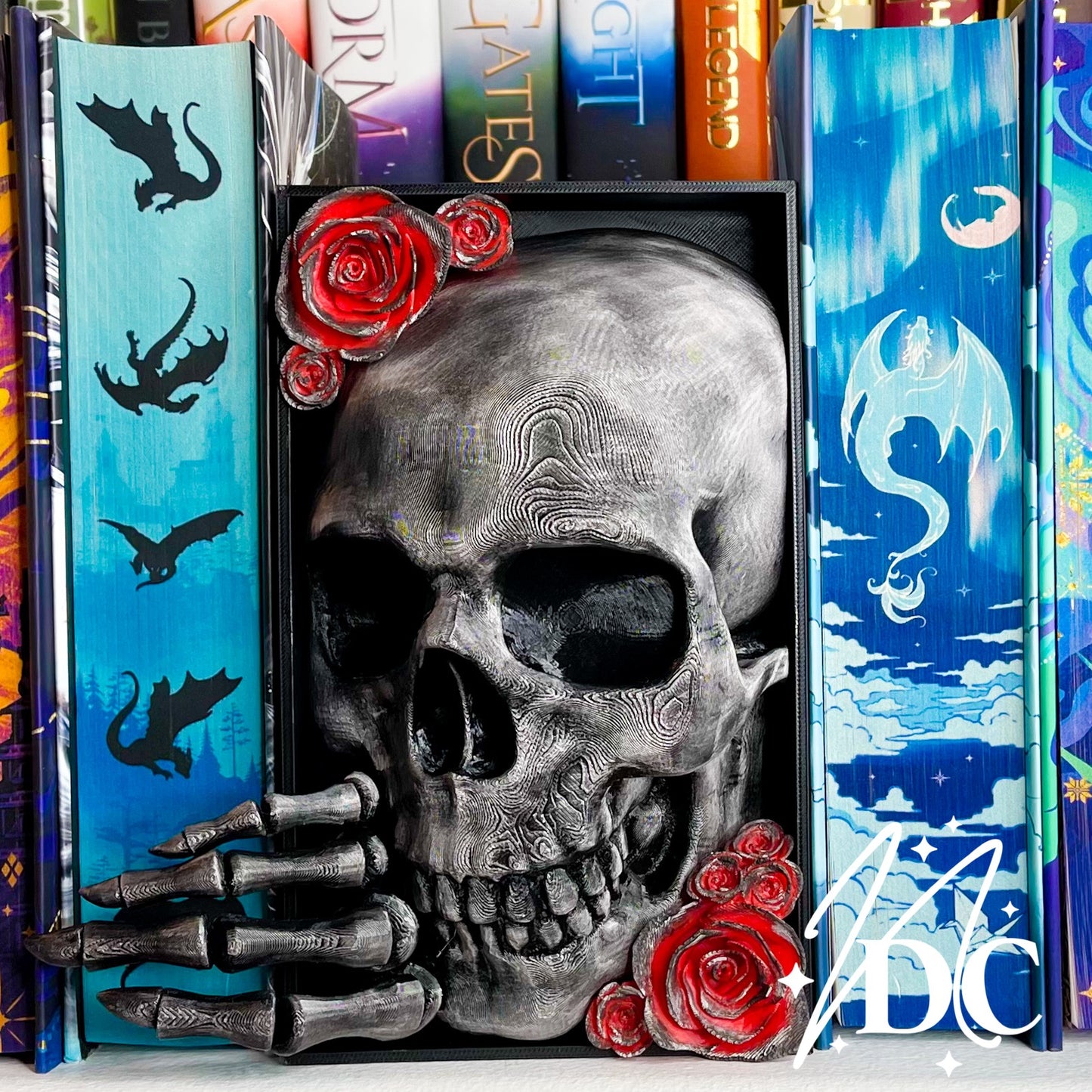 Gothic Skull Book Nook