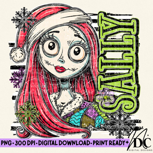 Christmas Sally Digital PNG