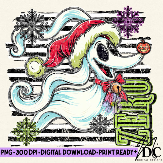 Christmas Zero Digital PNG