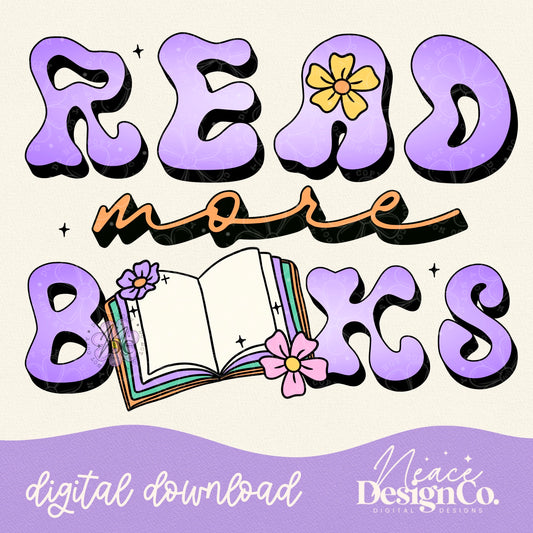 Read More Books Digital PNG