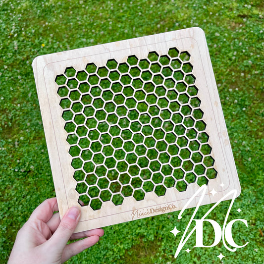 Medium Honeycomb Bleaching Stencil