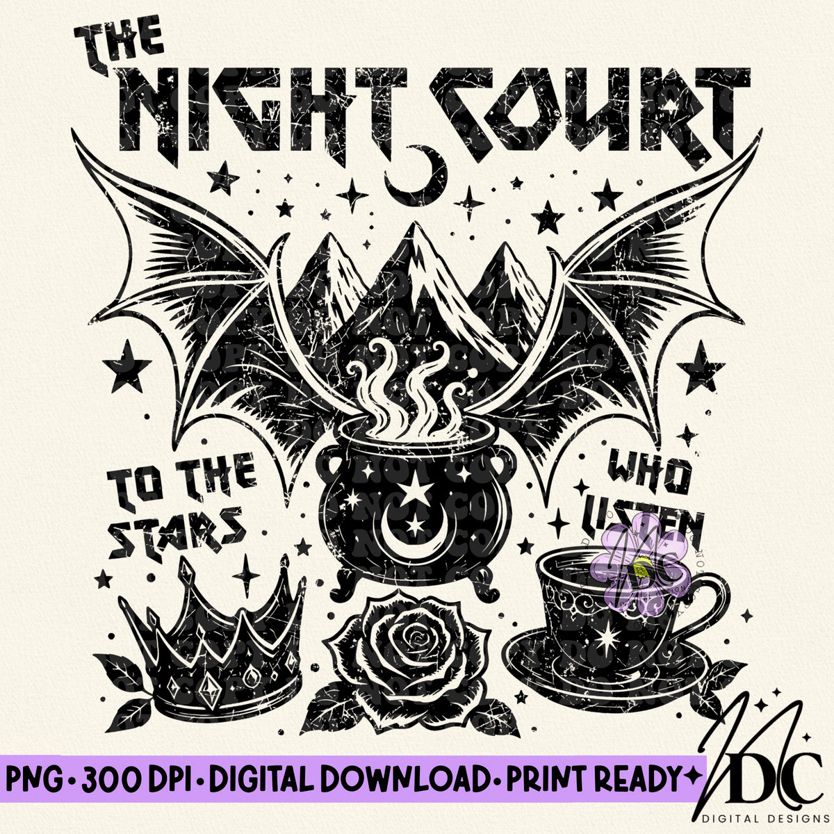 The Night Court Digital PNG