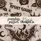 The Night Court Brown Seamless Digital PNG