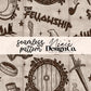 The Fellowship Brown Seamless Digital PNG