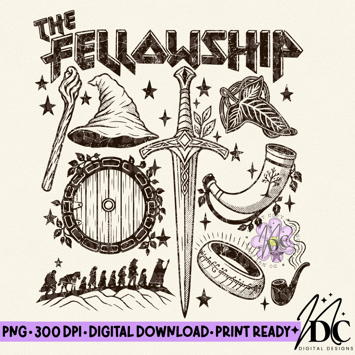 The Fellowship Digital PNG