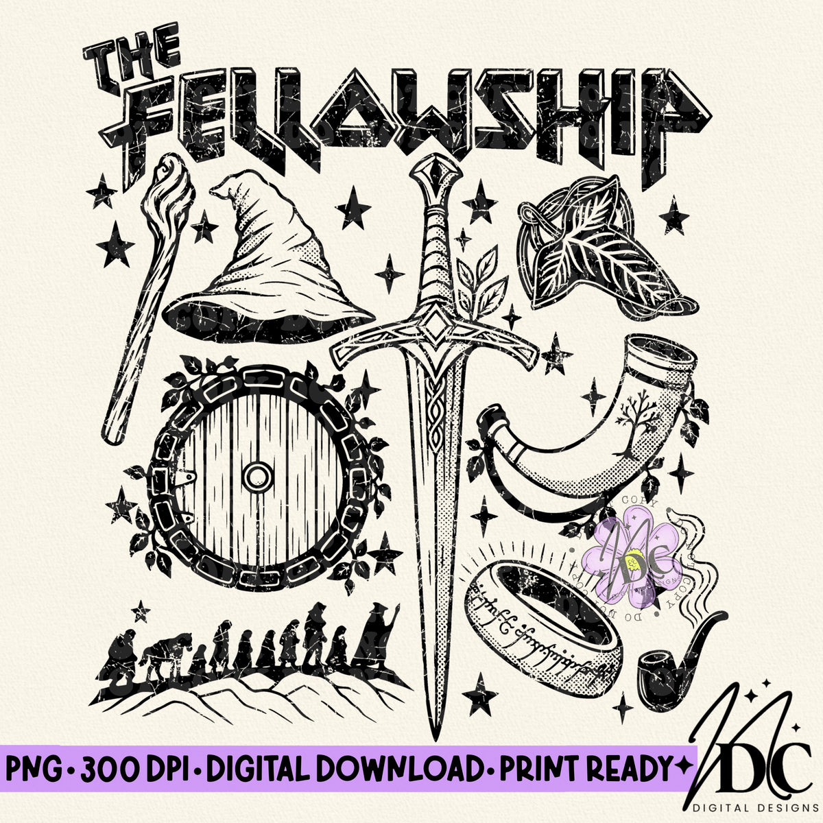 The Fellowship Digital PNG