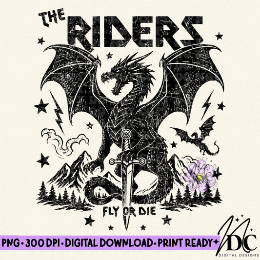 The Riders Digital PNG