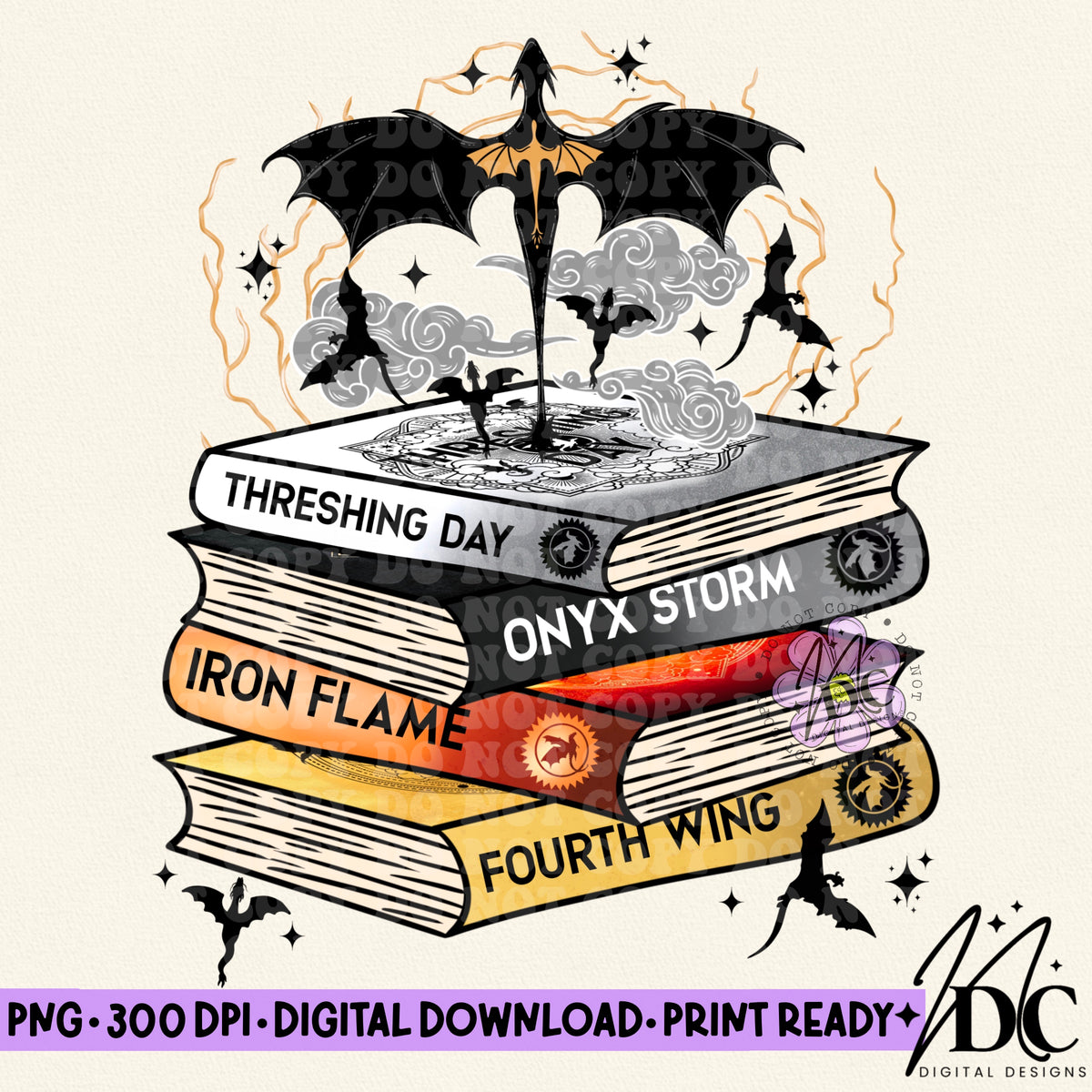 FW Empyrean Series Book Stack Digital PNG