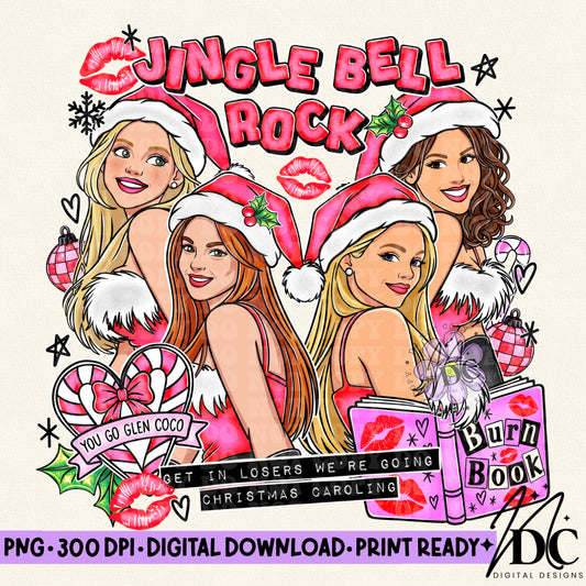 Mean Girls Jingle Bell Rock Digital PNG