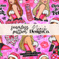 Mean Girls Jingle Bell Rock Seamless Digital PNG