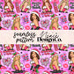 Mean Girls Jingle Bell Rock Seamless Digital PNG