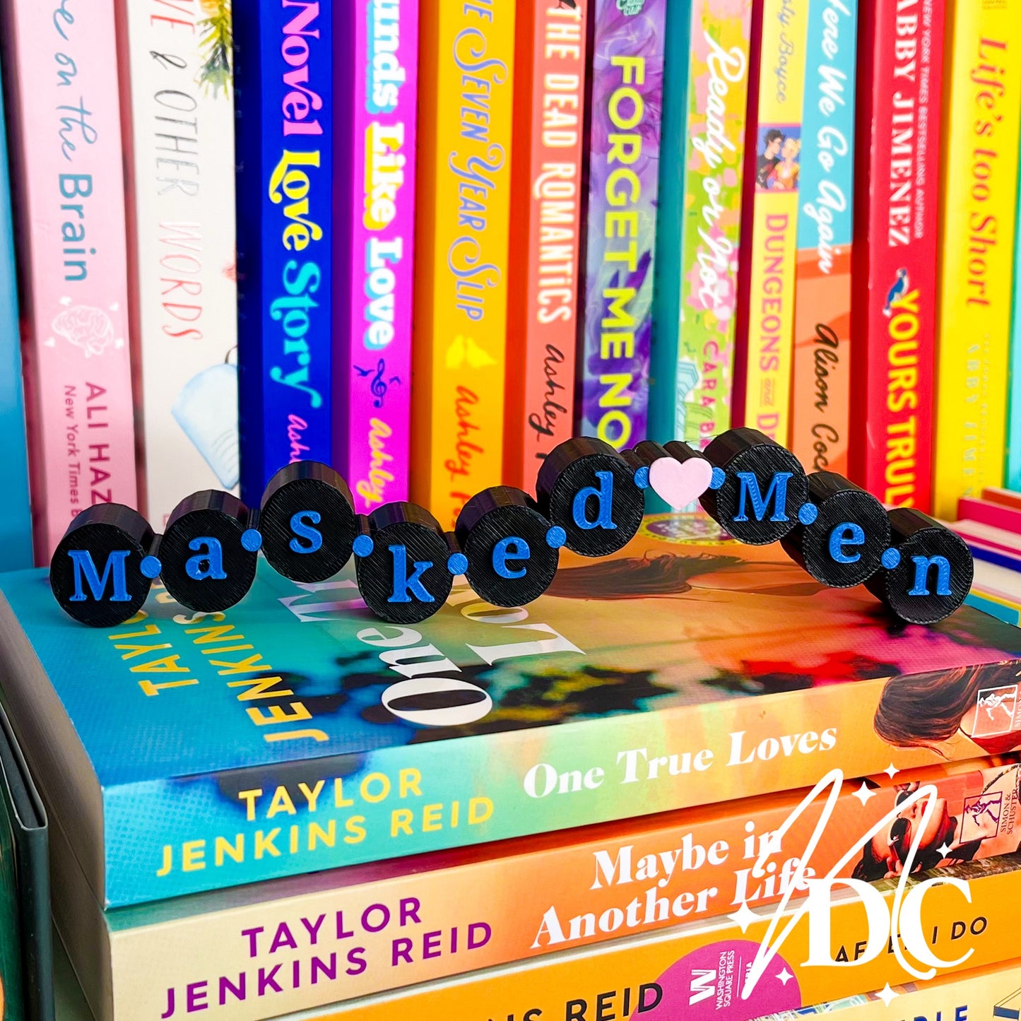 Friendship Bracelet Inspired Bookshelf Sign